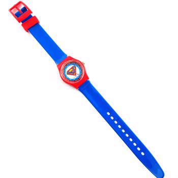 Superman ur med blå rem og rød urskive