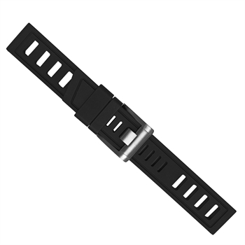 Model 362-00-22, Gummirem FKM i sort føres i 20-22mm, her 22 mm hos Urremmen.dk