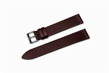 Vegansk brun læder urrem i 18 mm