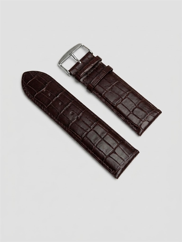 Model 549, 28 mm læderrem med alligator præg