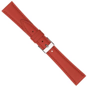 Model 662-07-12, Urrem i rød glat Drake skind føres i 12-22mm, her 12 mm hos Guldsmykket.dk