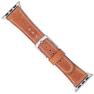 Apple Watch cognac kerne læder urrem i 38 & 42 mm