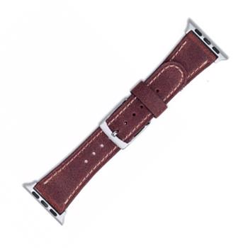 Apple Watch mørkebrun kerne læder urrem i 38 mm