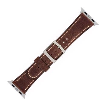 Apple Watch mørkebrun kerne læder urrem i 42 mm