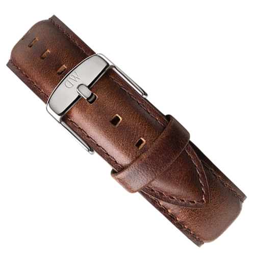 Daniel Wellington urrem - CLASSIC BRISTOL -  20 mm bred og med sølv spænde
