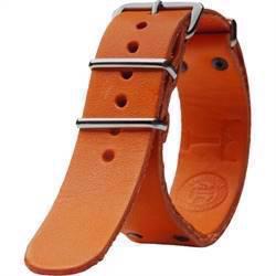 Image of Triwa Orange Natorem 20 mm i kernelæder