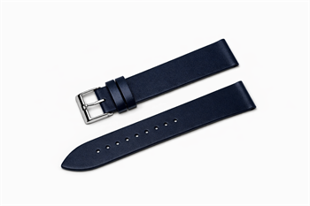 Vegansk blå læder urrem i 18 mm