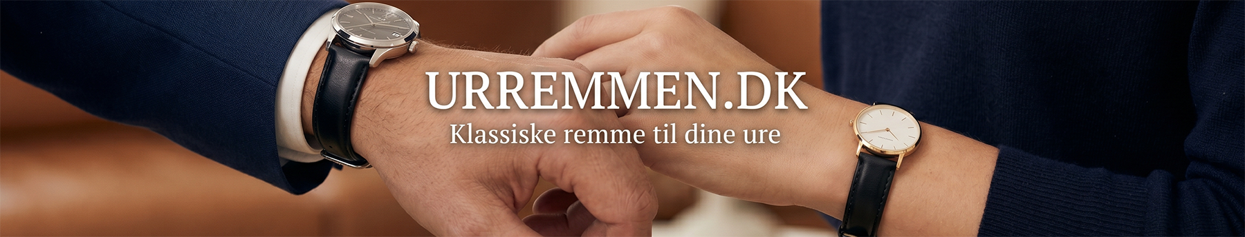 Klassiske sorte urremme - find dem her hos Urremmen.dk
