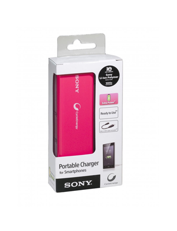 ACP-VLP, SONY PORTABLE CHARGER 1400 MAH PINK Batterier