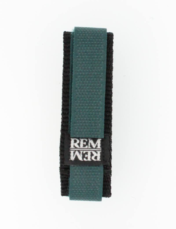 RemRem Classic 16 mm sort/mørkegrøn velcro urrem