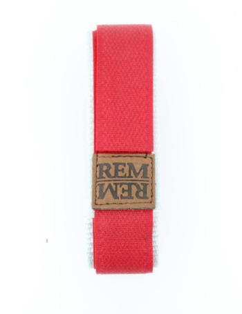 321201, REMREM - EXCLUSIVE - GRÅ/VINRØD - 20 MM Rem