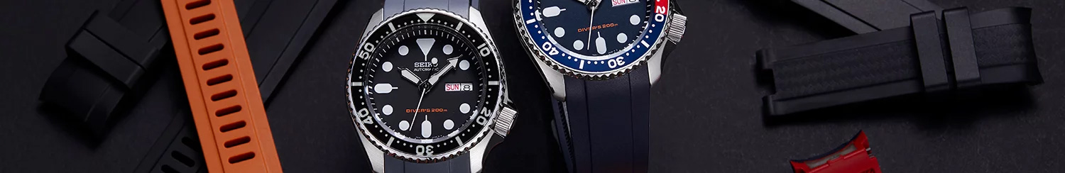 Luksus urremme til de populære Seiko SKX dykker ure